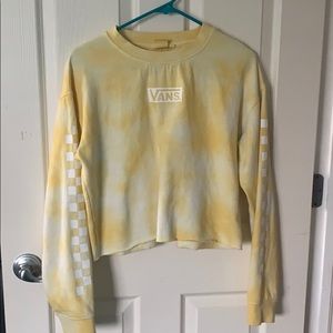 Yellow Tye Dye VANS Long Sleeve
